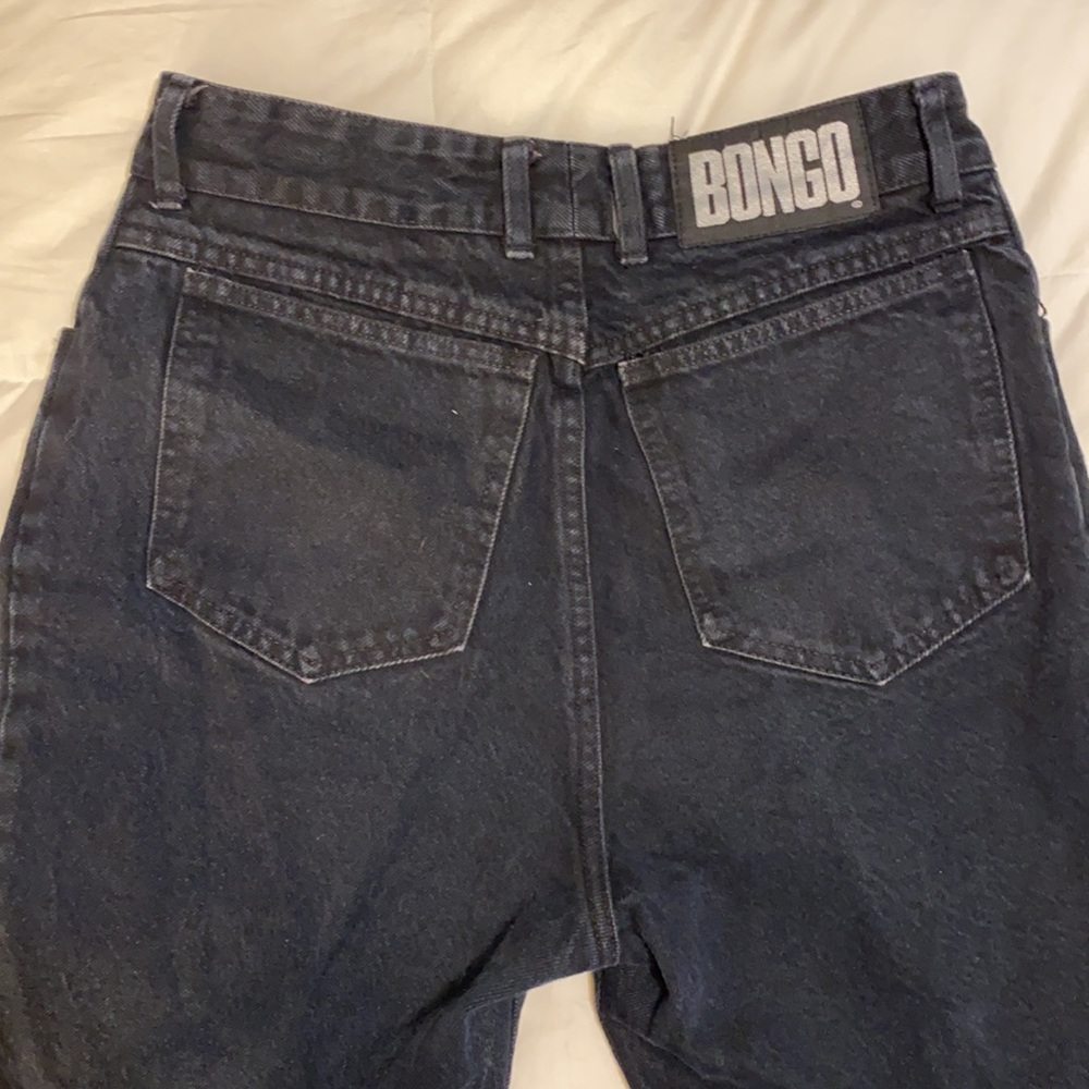 Vintage hi rise black mom jeans